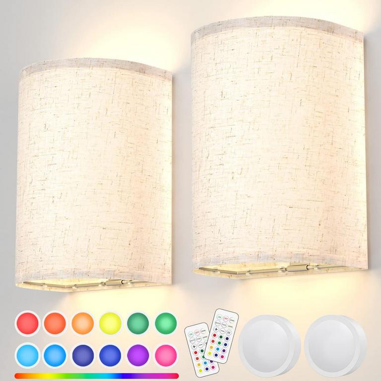 2 PESUTEN RGB WALL SCONCES