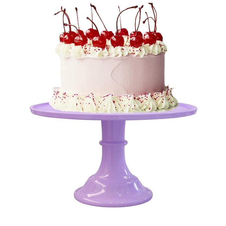 PURPLE MELAMINE CAKE STAND