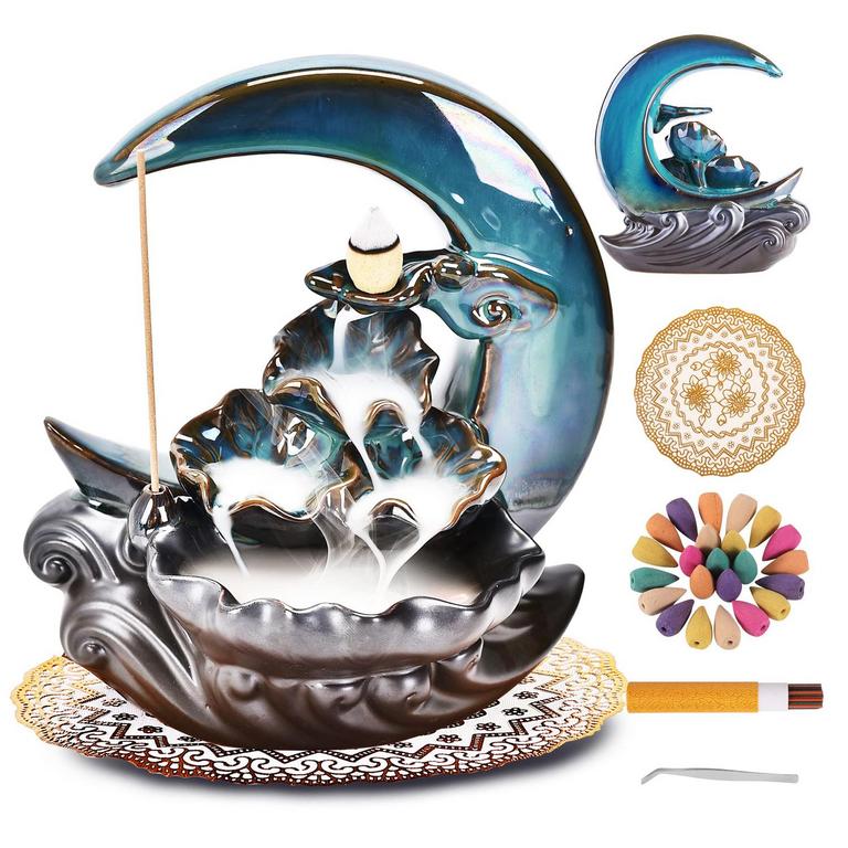 ZVAIUK MOON INCENSE BURNER