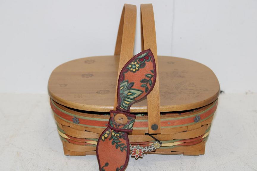 Auction Ohio Signed Longaberger Basket