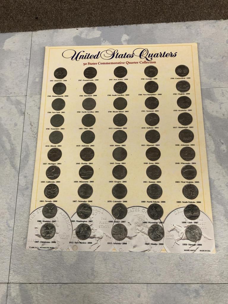 Auction Ohio U.S. Quarter Collection