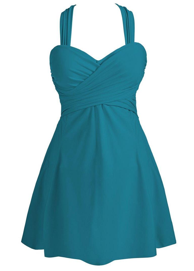 COCOPEAR 2XL SWIMDRESS BLUE