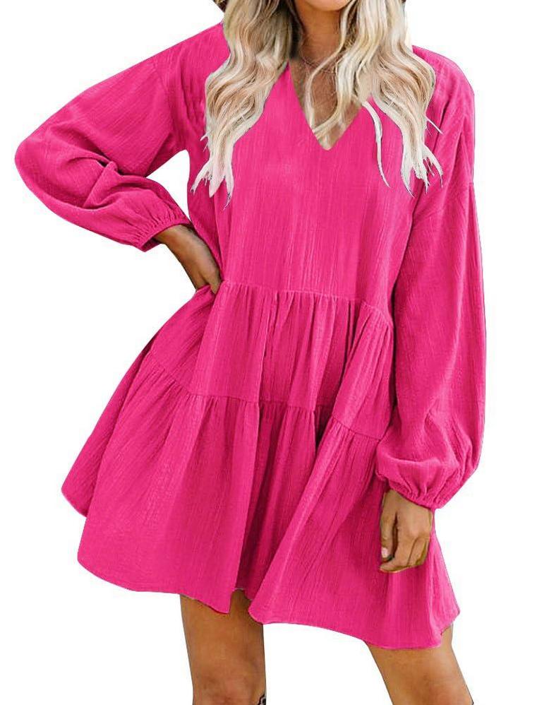 FANCYINN L TUNIC DRESS PEACH