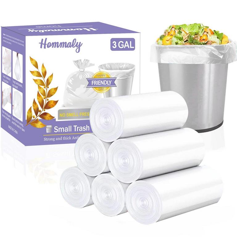 3GAL CLEAR TRASH BAGS