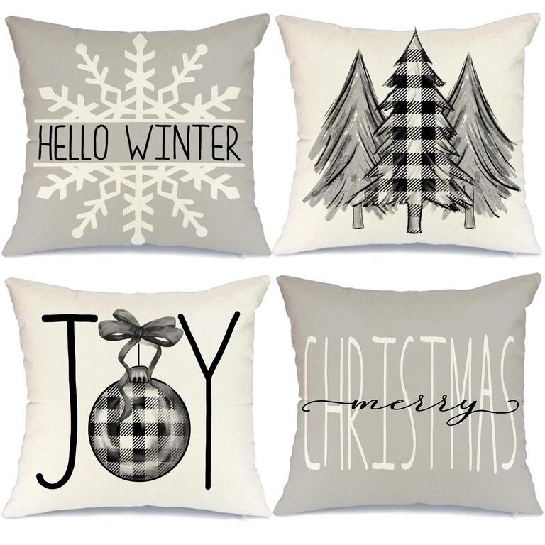 GEEORY XMAS PILLOW COVER