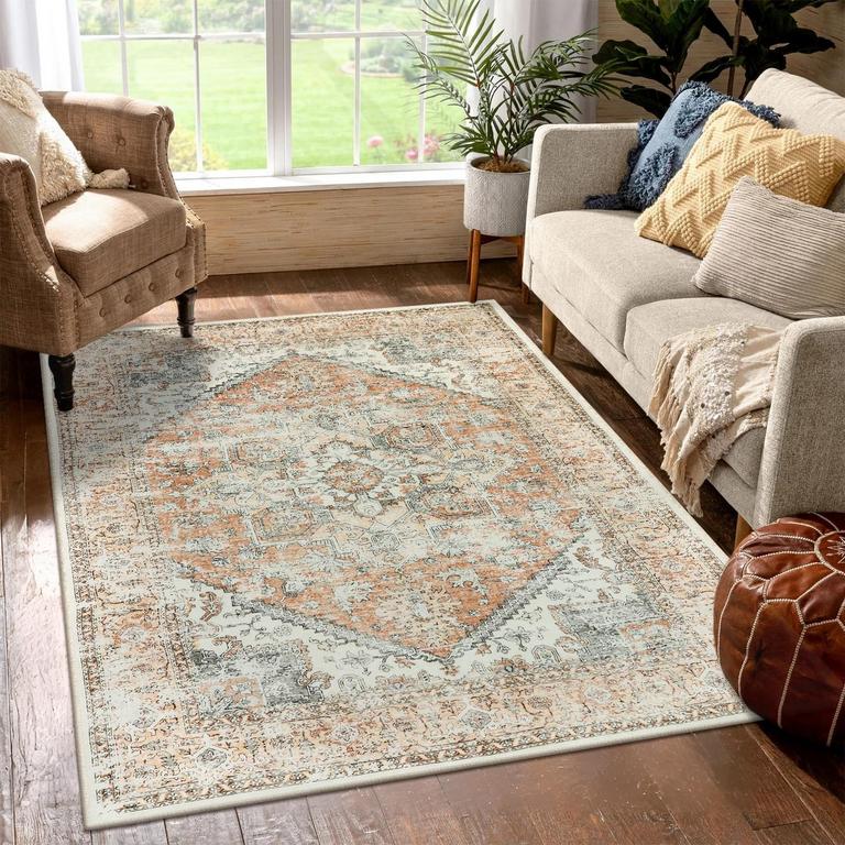 MOESPACE ORIENTAL RUG 5'X7'
