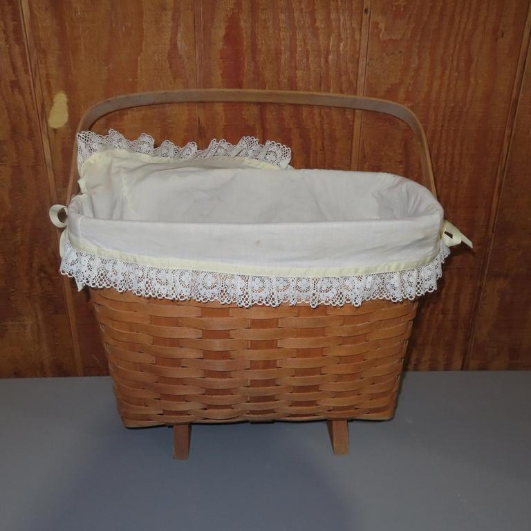 Auction Ohio Longaberger Magazine Basket