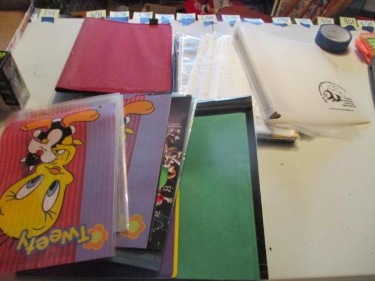 Auction Ohio Folders and Binders