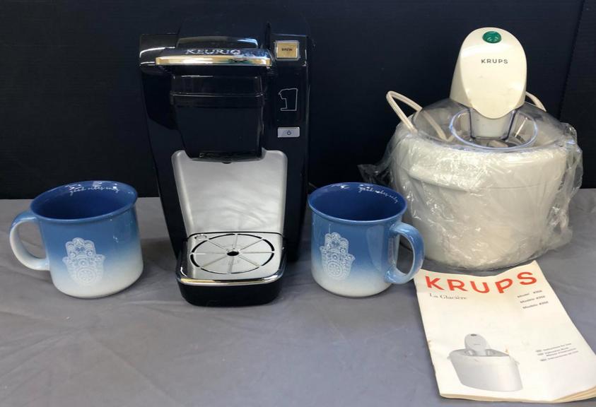 Auction Ohio Krups Ice Cream Maker/Keurig