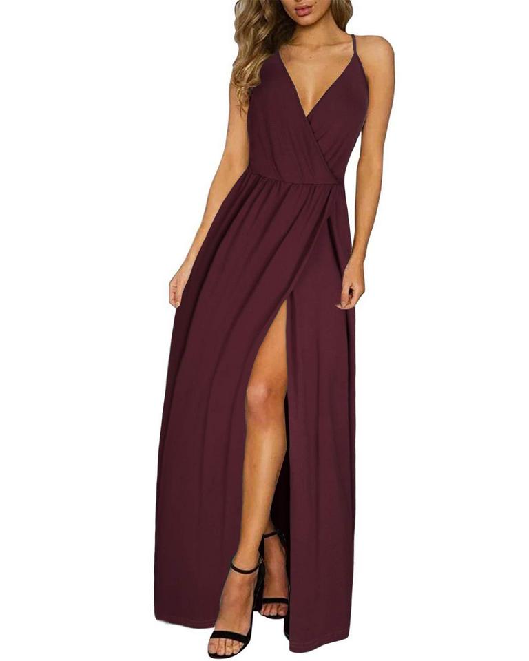 IN II ININ V-NECK DRESS S
