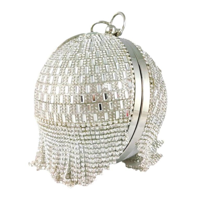 DAZZLING CRYSTAL TASSEL BAG