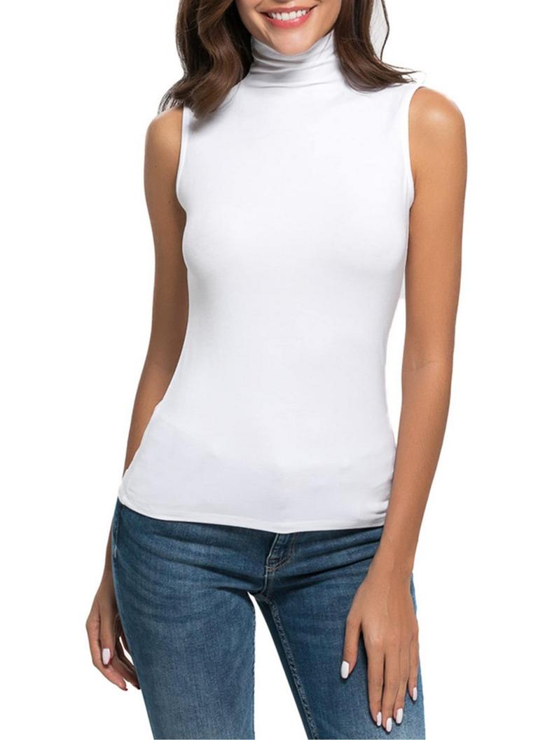 MOCK TURTLENECK TEE