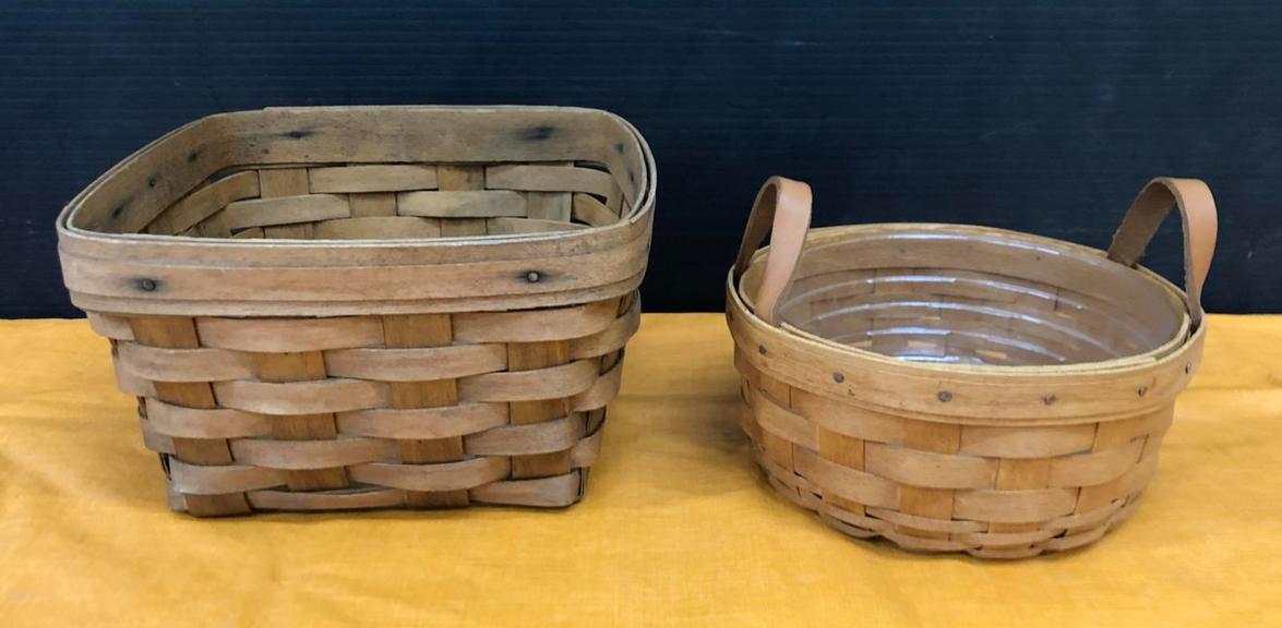 Auction Ohio Vintage Longaberger Baskets