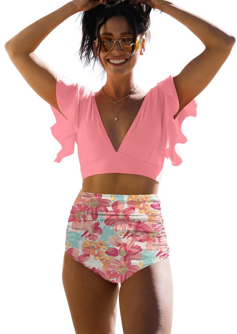 SPORLIKE RUFFLE BIKINI XL