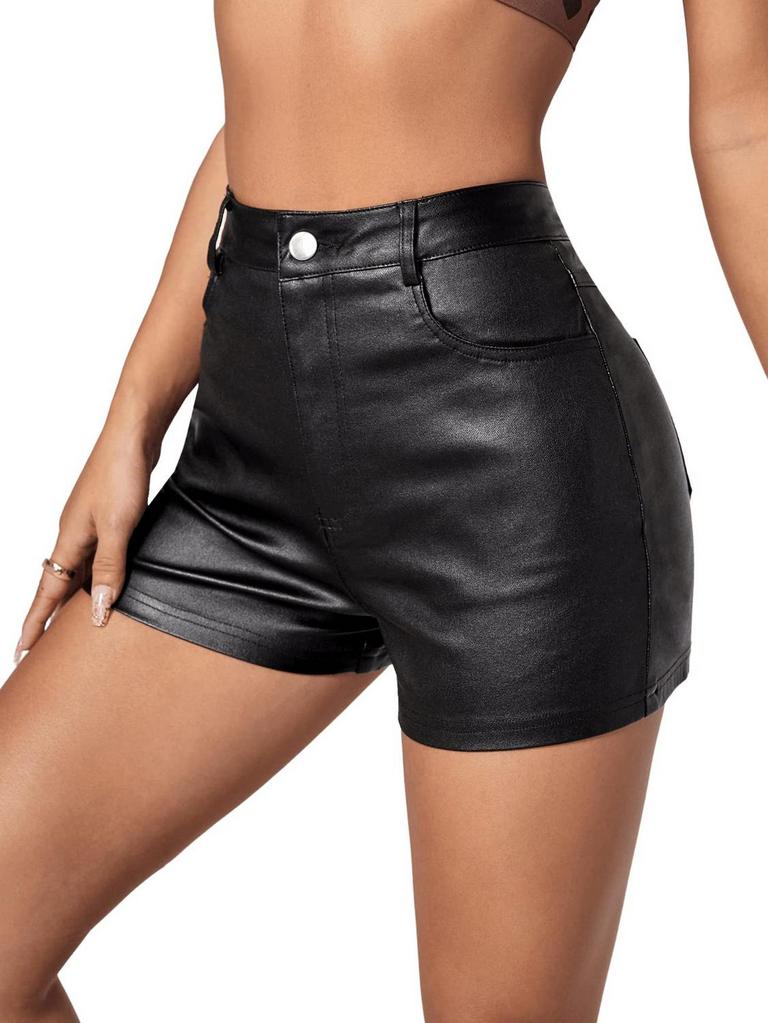 SWEATYROCKS L BLACK SHORTS