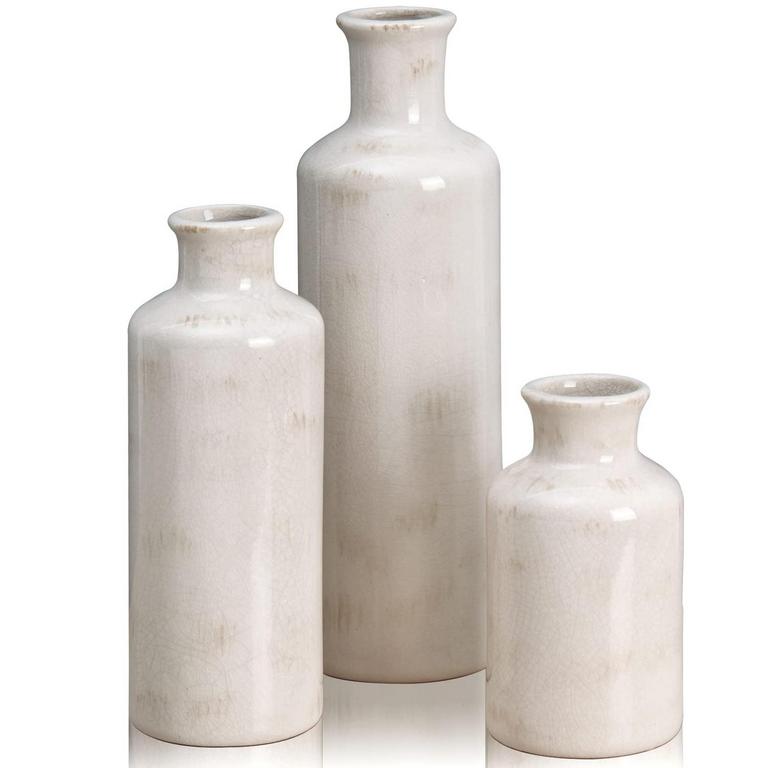 3PCS CERAMIC VASE SET