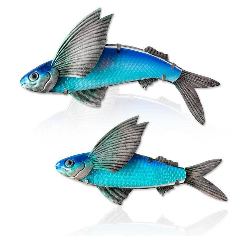 IN LIFFY METAL FISH DECOR 2PK 