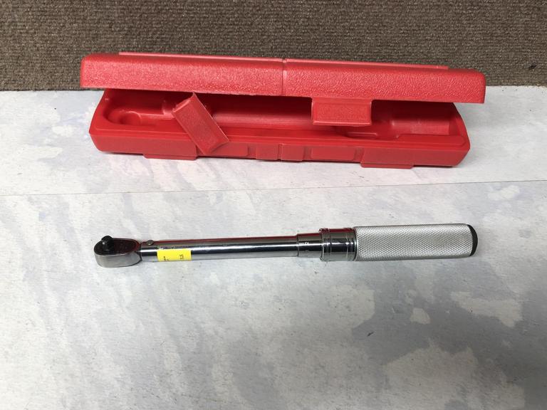 Auction Ohio Snapon 1/4" Torque Wrench