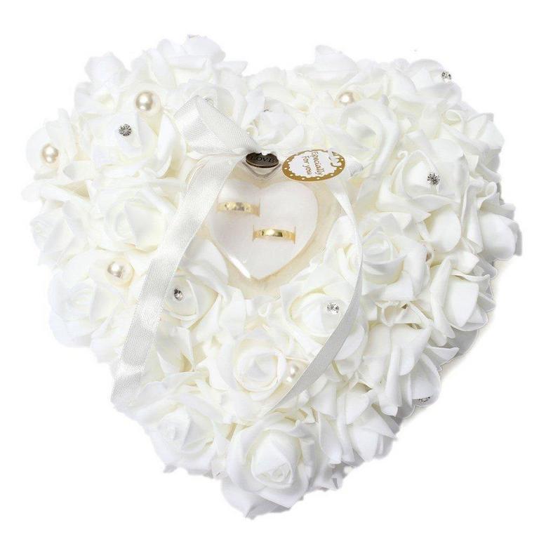 HONEYGIFTS WEDDING RING PILLOW