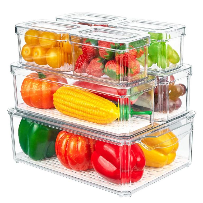 7 VTOPMART FRIDGE ORGANIZERS
