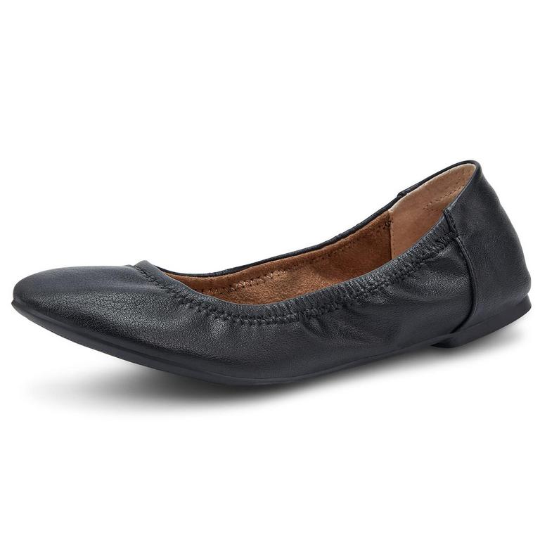 KOLILI FAUX LEATHER FLATS