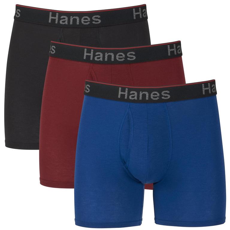 HANES MEN'S BOXER BRIEFS