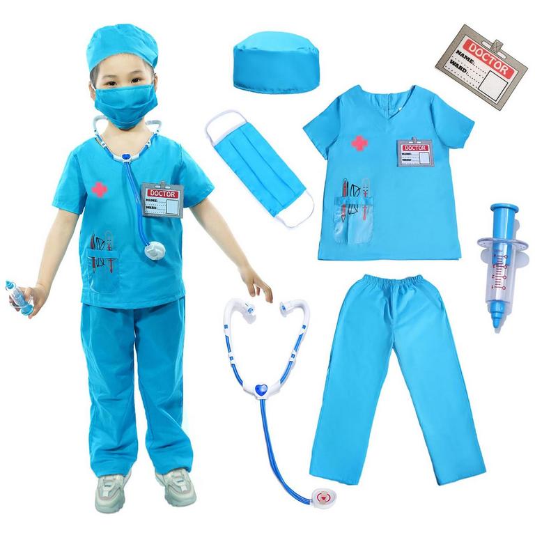 WBESTY KIDS SCRUBS 5-7Y