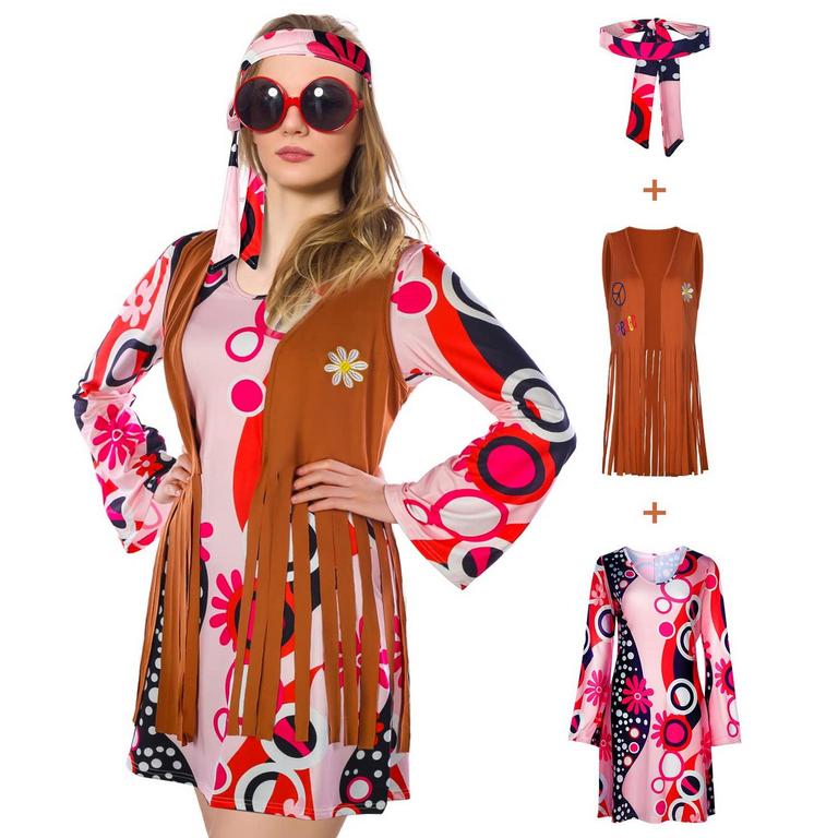 ZHANMAI 70S DISCO DRESS SET 