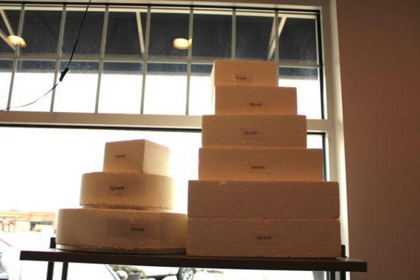 Auction Ohio Styrofoam Cake Forms