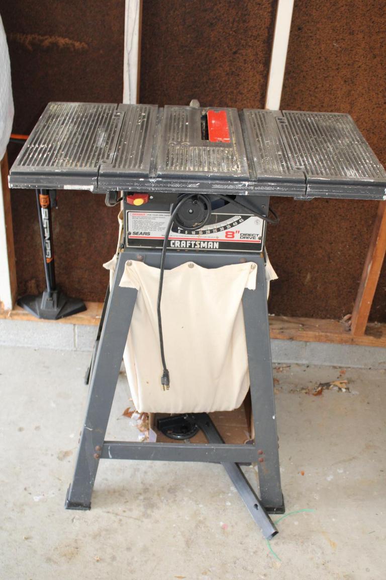 Auction Ohio Craftsman 8" Table Saw