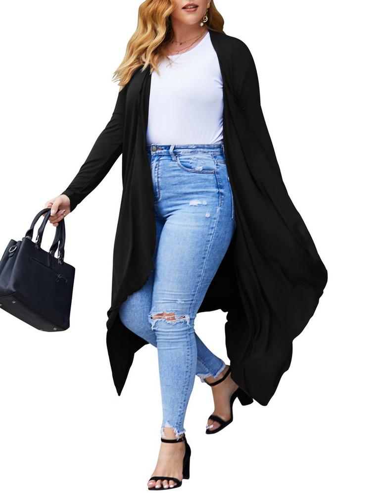 INVOLAND L DRAPE CARDIGAN