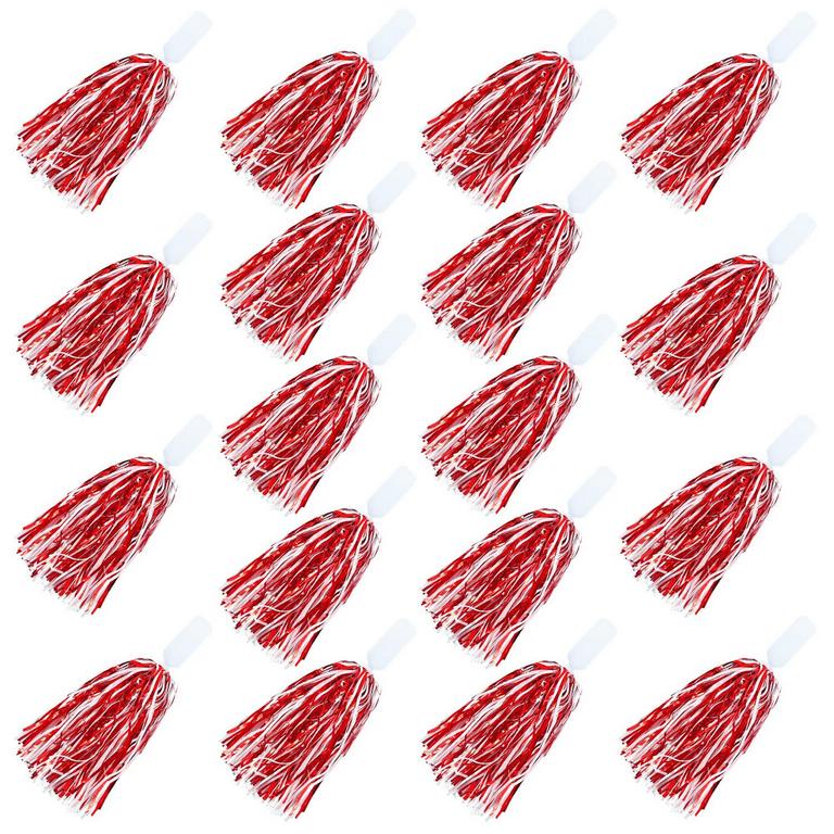 18PCS METALLIC POM POMS