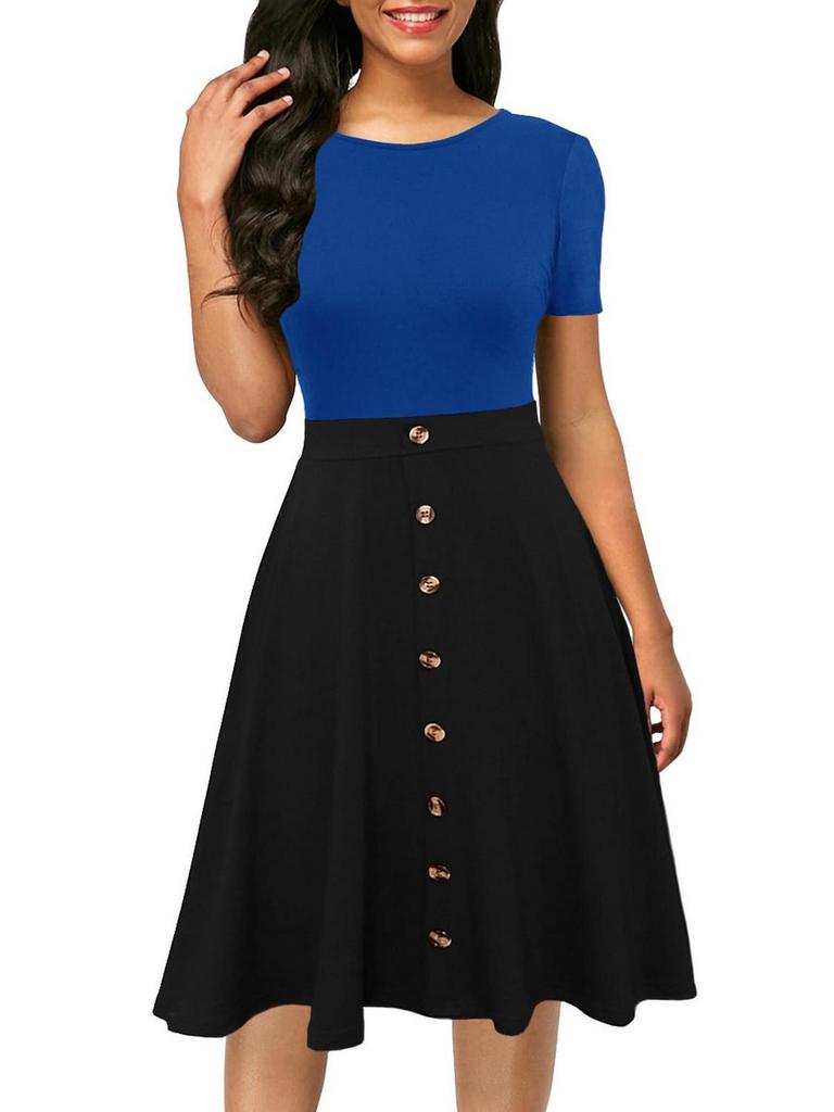 BERYDRESS FLARED DRESS M