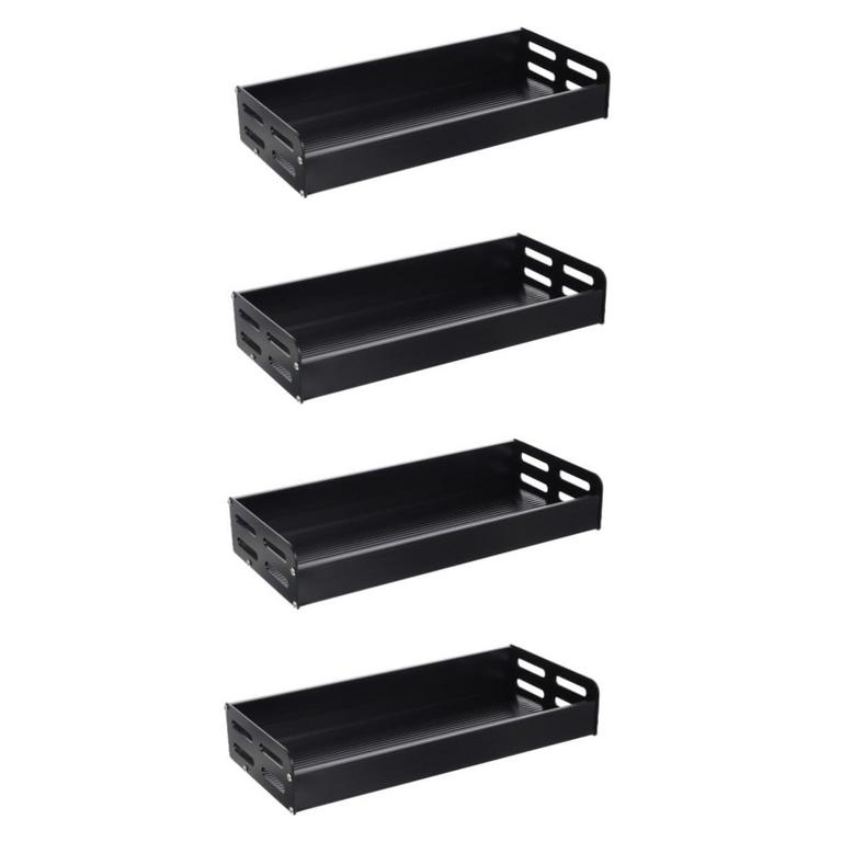 4 ALIPIS METAL FLOATING SHELVES