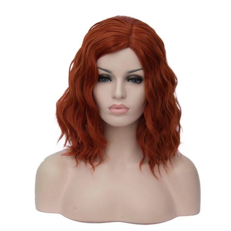 BUFASHION ORANGE RED WIG