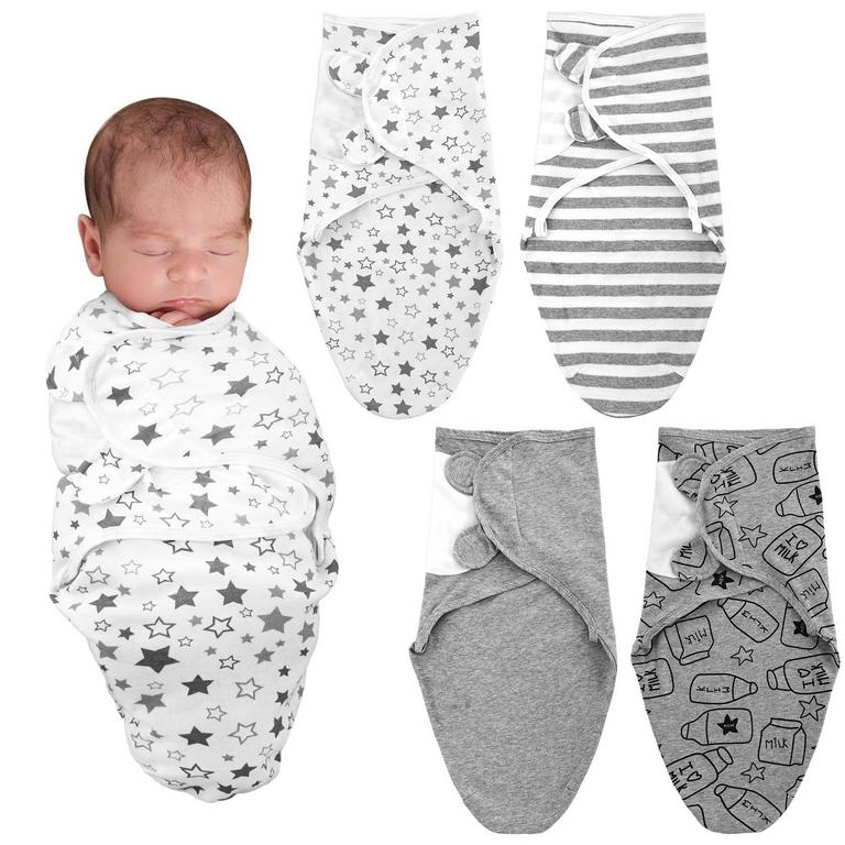 Zipperbuy PREEMIE BABY SWADDLE 4PCS