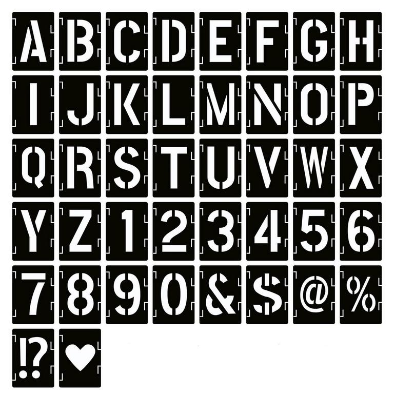 8IN LETTER STENCILS