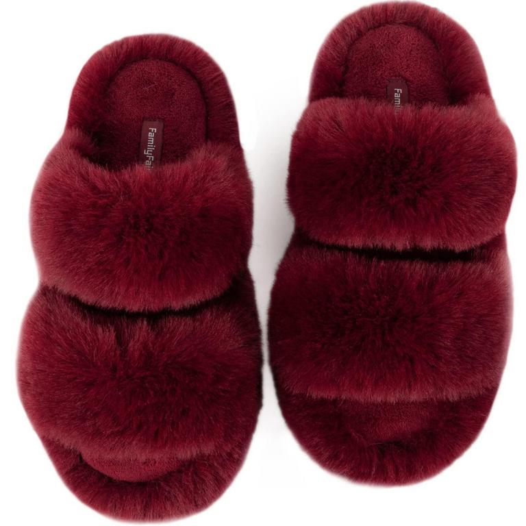 FAMILYFAIRY FLUFFY SLIPPER 7-8