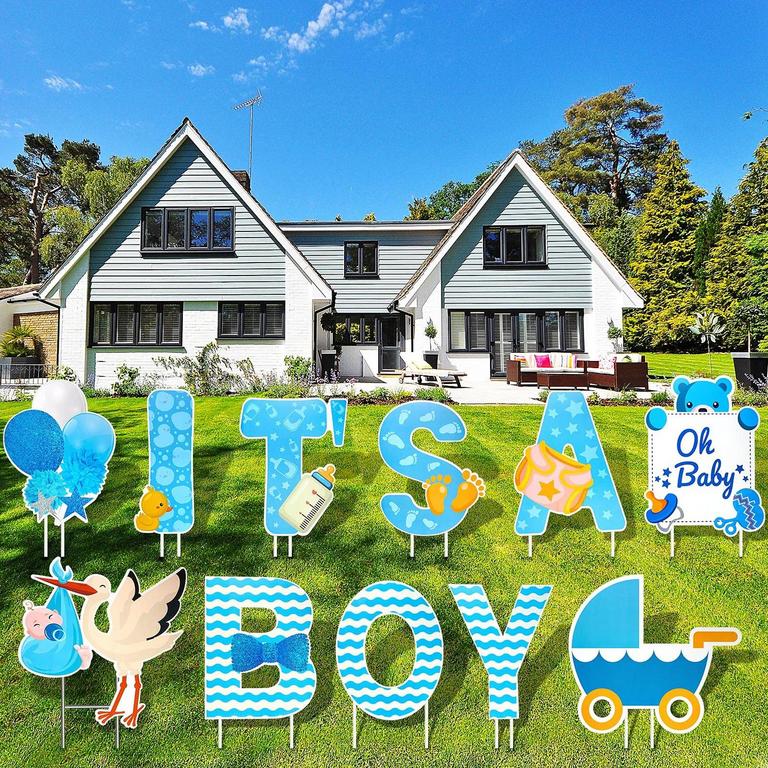 ITS A BOY YARD SIGNS