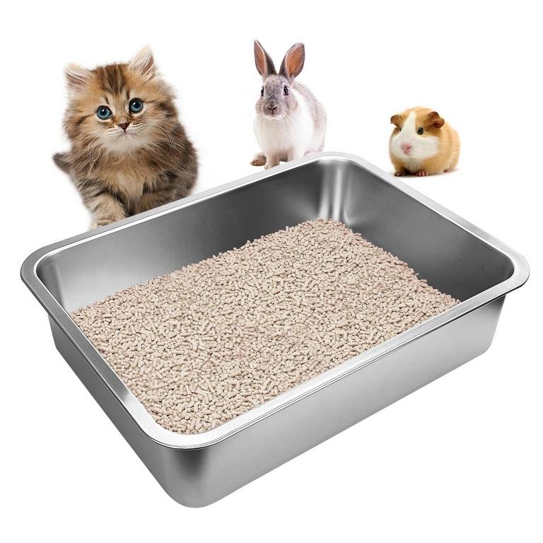 GCVOPTON STEEL LITTER BOX