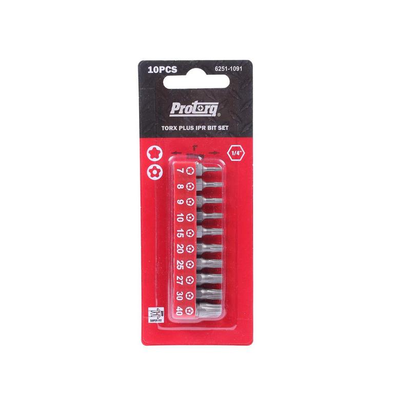 PROTORQ TORX PLUS BITS 10PCS
