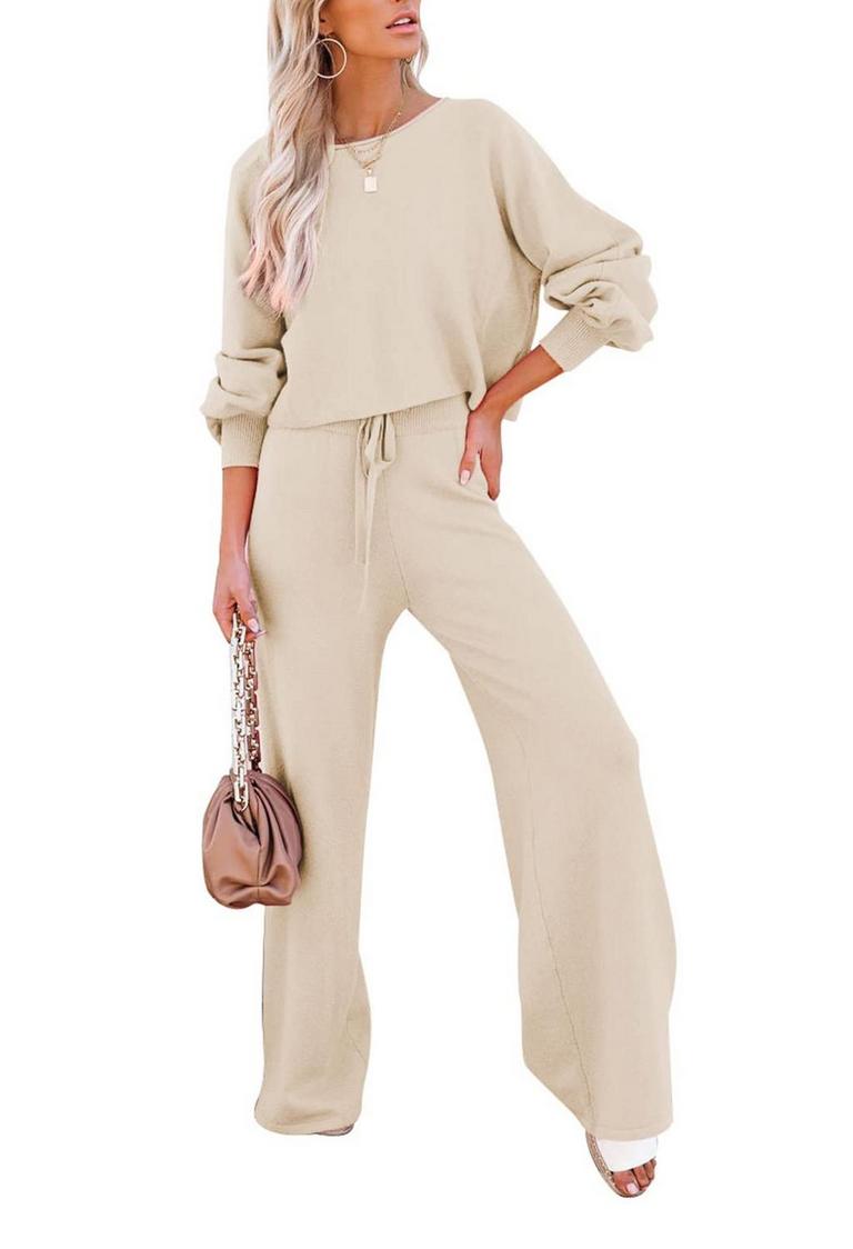 PINK QUEEN WOMEN SWEATER SET