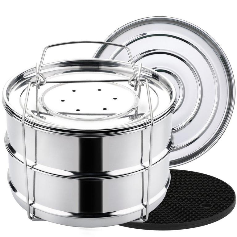 AOZITA STEAMER INSERT PANS