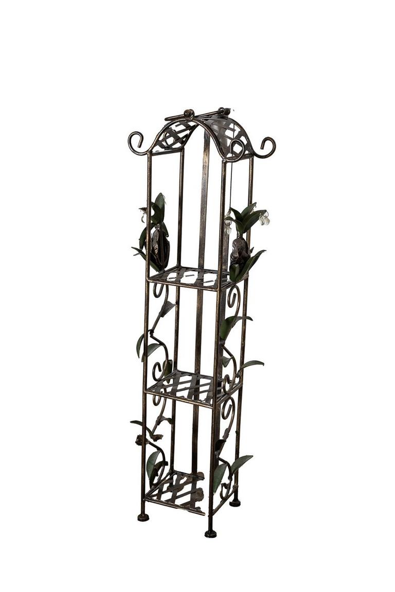 Auction Ohio Small Metal Shelf Stand