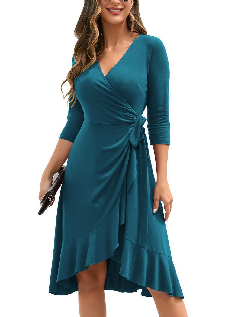 IHOT V NECK DRESS L