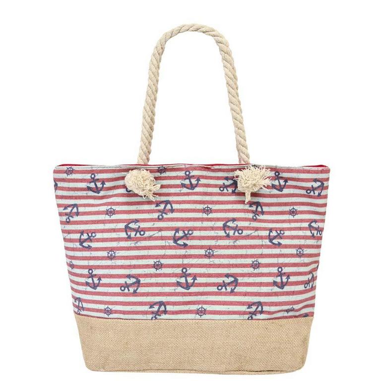 BEACH TRAVEL CANVAS TOTE