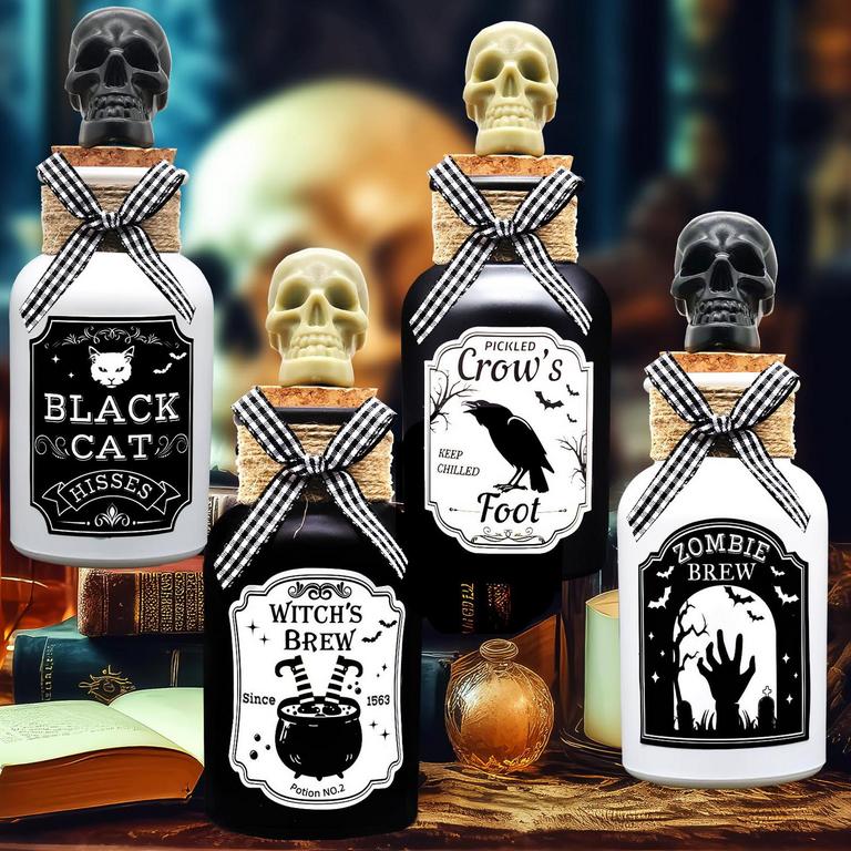 4PK HALLOWEEN BOTTLES
