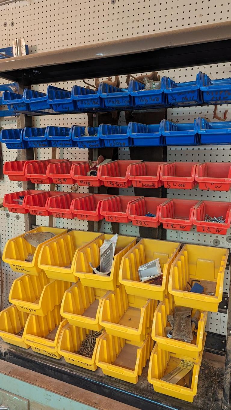 Auction Ohio Hardware storage bins