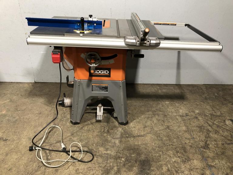 Auction Ohio Ridgid 10" Table Saw