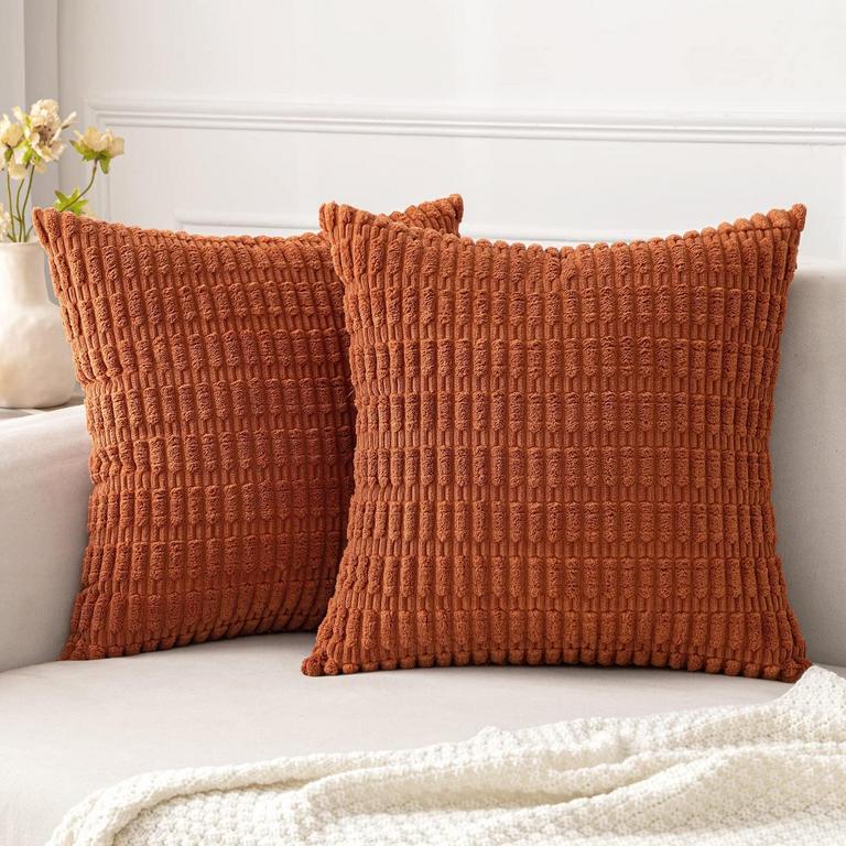 2 MIULEE 20"X20" PILLOW COVERS